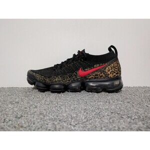 Nike Air Vapormax Flyknit 2 Running Shoes Womens Size 8 Cheetah Print